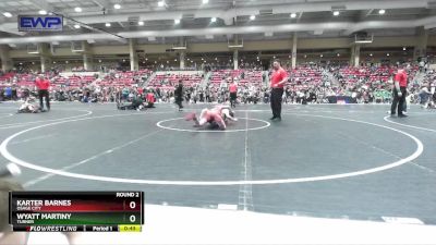 130 lbs Round 2 - Karter Barnes, Osage City vs Wyatt Martiny, Turner