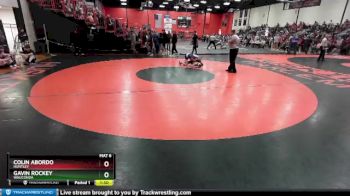 106 lbs Champ. Round 2 - Gavin Rockey, WAUCONDA vs Colin Abordo, HUNTLEY