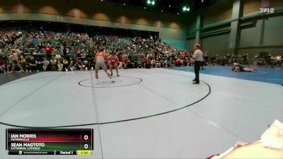 190 lbs Champ. Round 3 - Sean Magtoto, Cathedral Catholic vs Ian Morris, McMinnville
