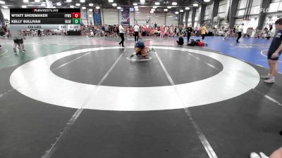 120 lbs Rr Rnd 1 - Wyatt Shoemaker, Faith & Fellowship Wrestling Club vs Kelly Sullivan, Blue Wave