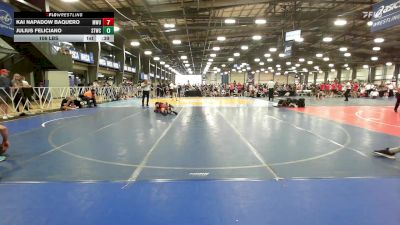 106 lbs Rr Rnd 1 - Kai Napadow Baquero, MetroWest United Black vs Julius Feliciano, Shore Thing Surf