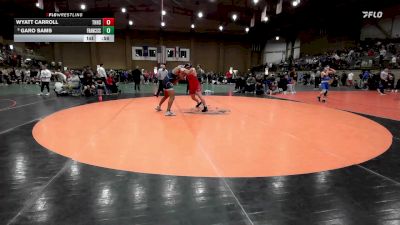 215 lbs Cons. Round 6 - Wyatt Carroll, Thompson vs Garo Sams, Francis Howell Central