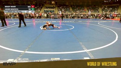 46 lbs Semifinal - Brady Wood, Husky Wrestling Club vs Asher Montoya, Top Rank Hammers