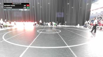 126 lbs 1st & 3rd (16 Team) - Ty Warren, Creekview vs Mayson Young, South Effingham