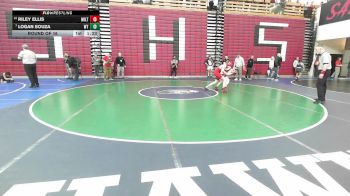 106 lbs Round Of 16 - Riley Ellis, Milton vs Logan Souza, Whittier