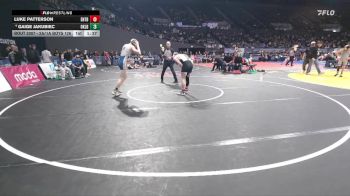 2A/1A Boys 126 Champ. Round 1 - Luke Patterson, Enterprise Boys vs Gaige Jakubiec, Oakland Boys