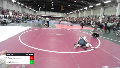 95 lbs Consi Of 4 - Tate Robertson, Sunkids vs Solomon Williams, Grindhouse WC