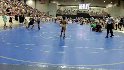 76 lbs Consi Of 16 #2 - Drayven James, Rockmart Takedown Club vs Santiago Zapata, Woodland Wrestling