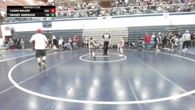 72 lbs Champ. Round 2 - Logun Walker, Clearwater Valley Wrestling Club vs Brandt Anderson, 208 Spartan WC