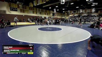 132 lbs Cons. Round 4 - Roman Arakelyan, Birmingham vs Maxx Diaz, Etiwanda