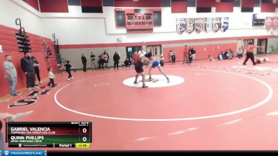 187 lbs Round 3 - Gabriel Valencia, Toppenish USA Wrestling Club vs Quinn Phillips, Omak Wrecking Crew