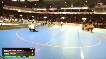 126 lbs Champ. Round 1 - Karsten Gene Merrick, Prosser vs Creed Wright, Darrington