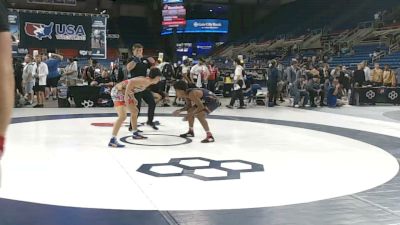 132 lbs Cons. Rd Of 64 - Parker Barry, Illinois vs Luca Phillips, South Carolina