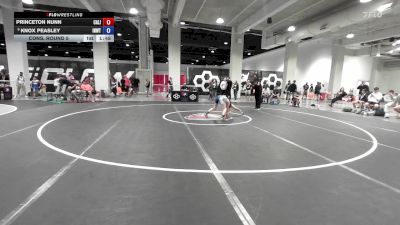 UWW Futures FS - 33 lbs Cons. Round 5 - Princeton Nunn, California vs Knox Peasley, Inland Northwest Wrestling Training Center