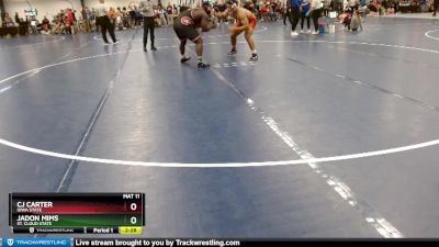 Elite 285 lbs Quarterfinal - Cj Carter, Iowa State vs Jadon Mims, St. Cloud State