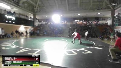 285 lbs 1st Place Match - Darren Hill, Murrieta Valley vs Nathan Ezeanyim, Hillcrest