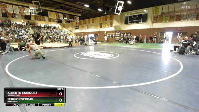 138 lbs Cons. Round 2 - Alberto Enriquez, John Glenn vs Sergio Escobar, Bakersfield