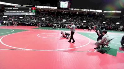 138 lbs Champ. Round 2 - Lucas Remendowski, Unattached vs Justen Riddle, JLW2