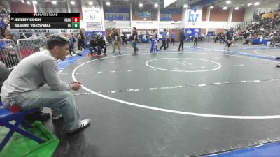 138 lbs Champ. Round 1 - Samuel Yokoyama, Los Alamitos vs Jeremy Kokin, Calabasas