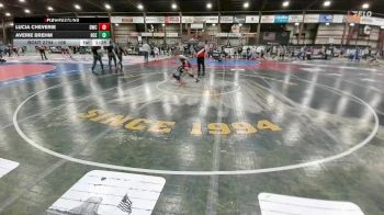 106 lbs Champ. Round 1 - Lucia Cheverie, Dickinson Wrestling Club vs Averie Brehm, Rapid City Extreme