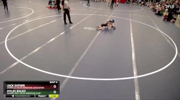 Champ. Round 1 - Myles Balko, Rogers Area Youth Wrestling Club vs Jack Sather, Lakeville Youth Wrestling Association