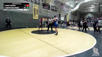 185 lbs Champ. Round 1 - Dante Orduno, CORNING SHARKS vs Camson Mallinger, Durham Wrestling Club