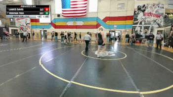 215 lbs Cons. Round 2 - Lance Davis, Cheyenne East vs Tristan Fish, South