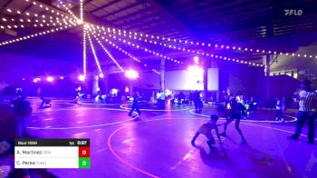 95 lbs 2nd Place - Achilles Martinez, Grindhouse WC West vs Charlie Perea, Pomona Elite