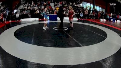 57kg 5th Place Match - Emily Wickman, Unaffiliated ON vs Arshveer Sidhu, Alberta Elite Women`s Wrestling Club