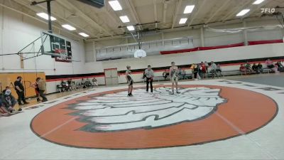 114-119 lbs Round 2 - Lincoln Martinson, Worland Middle School vs Silas Mickelson, Cody Middle School