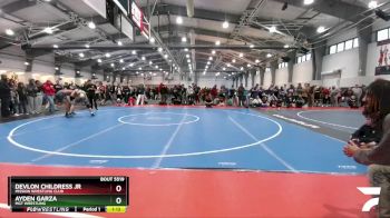 144 lbs Champ. Round 1 - Ayden Garza, MGT Wrestling vs Devlon Childress Jr, Mission Wrestling Club