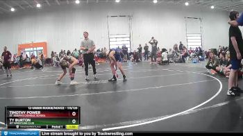 115/125 Round 2 - Ty Burton, Jet Wrestling Club vs Timothy Power, St. Joseph`s Catholic School