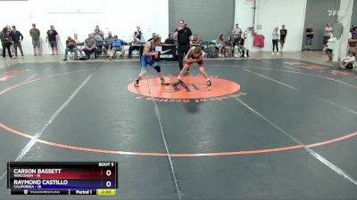 114 lbs Semis & 1st Wrestleback (8 Team) - Carson Bassett, Wisconsin vs Raymond Castillo, California