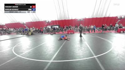 77 lbs Cons. Semi - Vincent Zeiher, Super D vs Harlan Schulz, Smooth Moves Wrestling Club
