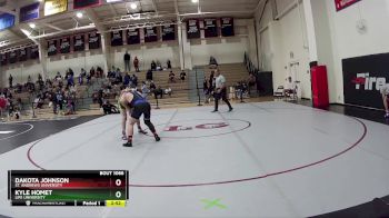 184 lbs Quarterfinal - Kyle Homet, Life University vs Dakota Johnson, St. Andrews University