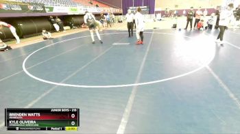 215 lbs Champ. Round 1 - Kyle Oliveira, Stronghold Wrestling vs Brenden Watts, Minnesota