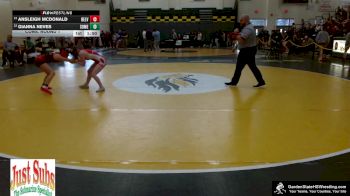 100 lbs Cons. Round 1 - Gianna Neves, Somerville vs Ansleigh McDonald, Belvidere