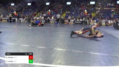 90 lbs Semifinal - Knox Kehoe, Jersey Shore vs Jagger Locke, North East