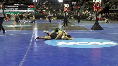 149 lbs Champ. Round 1 - Ty Linsenbigler, Seton Hill vs Jalen Spuhler, Wis.-Parkside