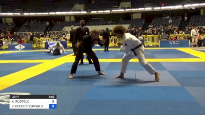 KADE RUOTOLO vs VITOR HUGO DE CARVALHO NADYER 2021 World Jiu-Jitsu IBJJF Championship