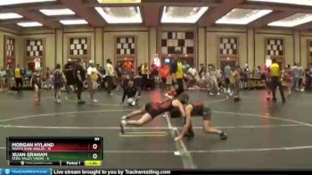 84 lbs Round 7 (8 Team) - Morgan Hyland, Misfits Dark Angles vs Xuan Graham, Steel Valley Vixens