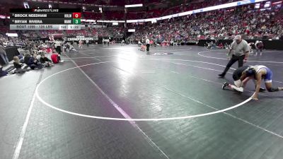 126 lbs Quarters - Brock Needham, Holmen vs Bryan Rivera, Waukesha West