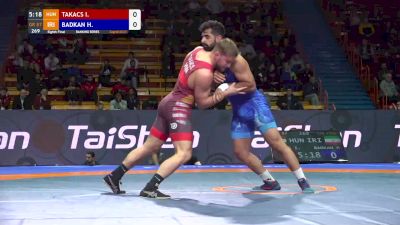 87 kg Istvan Takacs, HUN vs Hamidreza Badkan, IRI