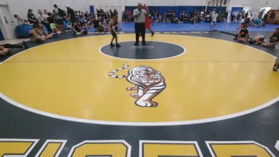 45-50 lbs Quarterfinal - Eva Alvarez, Team Selma vs Dayvion Espino, Oakdale