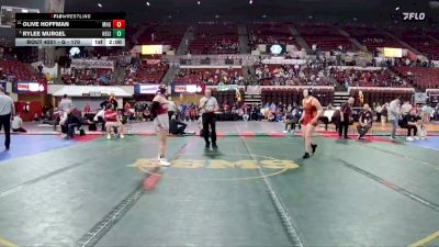 G - 170 lbs Champ. Round 2 - Rylee Murgel, Helena Girls vs Olive Hoffman, Missoula Hellgate Girls