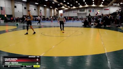 125 lbs Cons. Round 1 - Mikey Medina, Colorado Mesa University vs Calex Banta, Briar Cliff (Iowa)