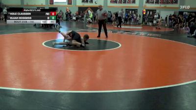 110 lbs Round 5 - Elijah Boggess, DC Elite vs Kole Claussen, Panther Wrestling Club