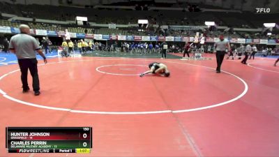 150 lbs Quarters & Wb (16 Team) - Hunter Johnson, Grassfield vs Charles Perrin, Delaware Military Academy