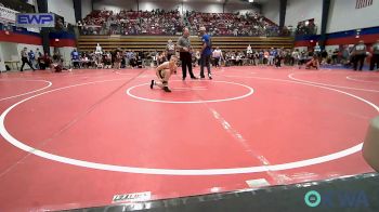 110 lbs Quarterfinal - Bryant Roberts, Vinita Kids Wrestling vs Reid Lauerman, McAlester Youth Wrestling