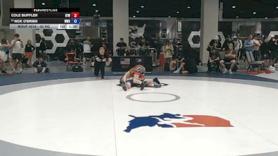 52 kg Champ. Rd Of 64 - Cole Buffler, Steller Trained Wrestling vs Nox O'Brien, Wasatch Wrestling Club